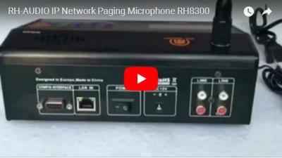 RH-AUDIO IP 네트워크 페이징 마이크 RH8300